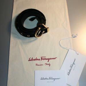 Salvatore Ferragamo Pony Hair Belt